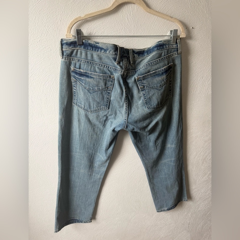 Y2K 2002 GAP Original Low Rise Dusty Wash Crop Capri Jeans 12R Vintage EUC - Picture 4 of 6